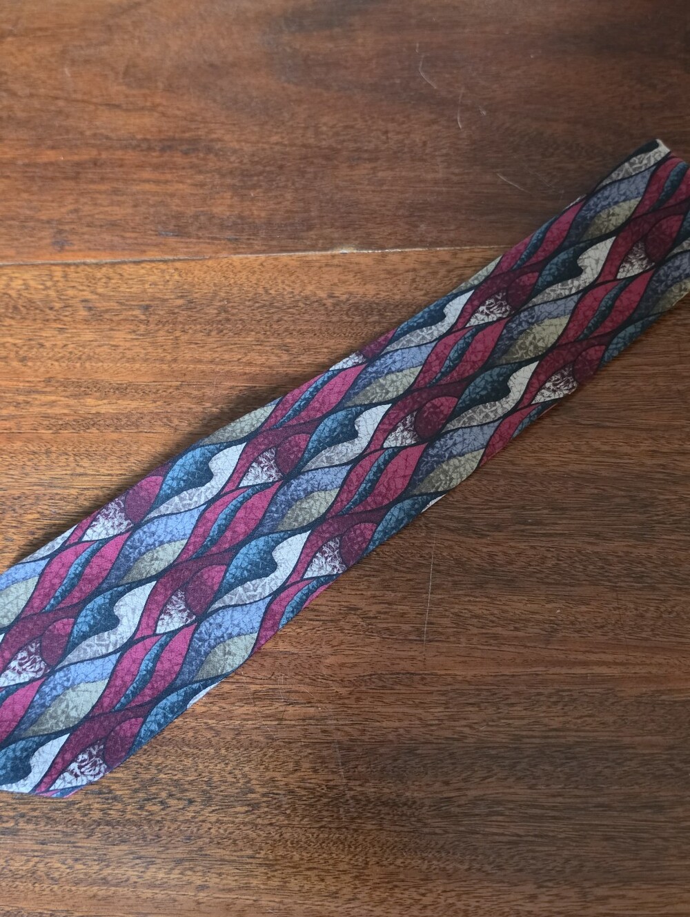 Vintage Cocktail Collection Champange Tie 100% Silk Made In USA